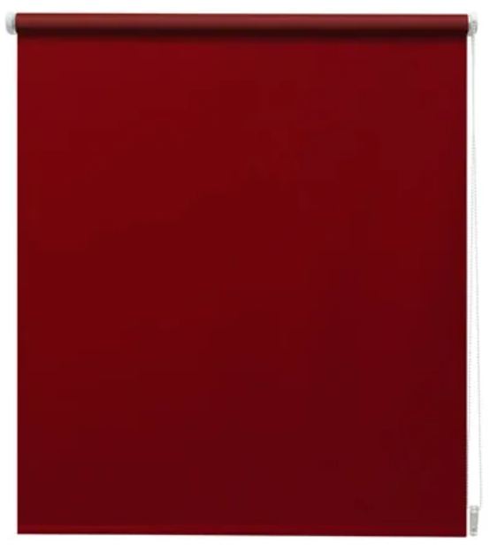 Afbeeldingen van Decomode rolgordijn lichtdoorlatend donkerrood 120x190cm