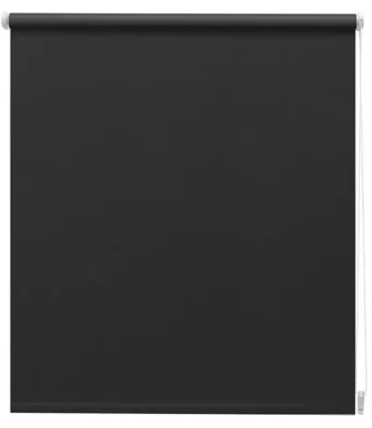 Afbeeldingen van Decomode rolgordijn lichtdoorlatend zwart 120x190cm