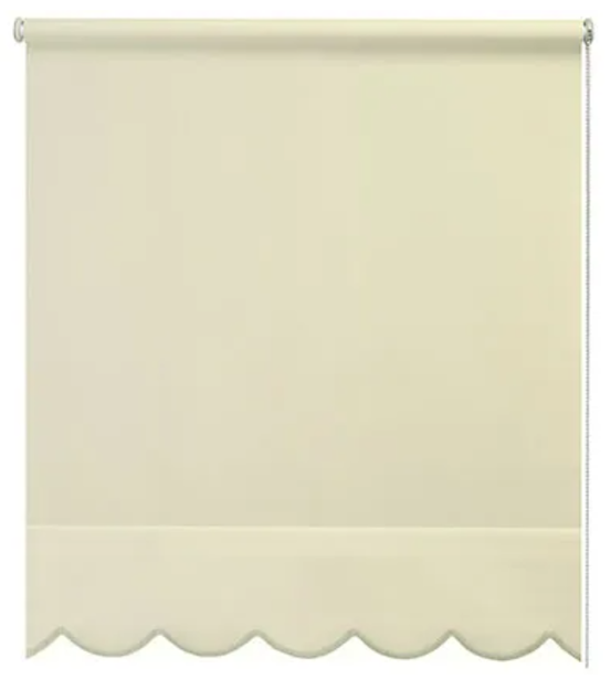 Afbeeldingen van Decomode rolgordijn lichtdoorlatend schulp crème 90x190cm