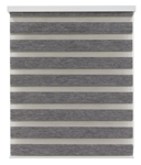 Afbeeldingen van Decomode roljaloezie lichtdoorlatend structuur gemeleerd donkergrijs 60 x 160cm