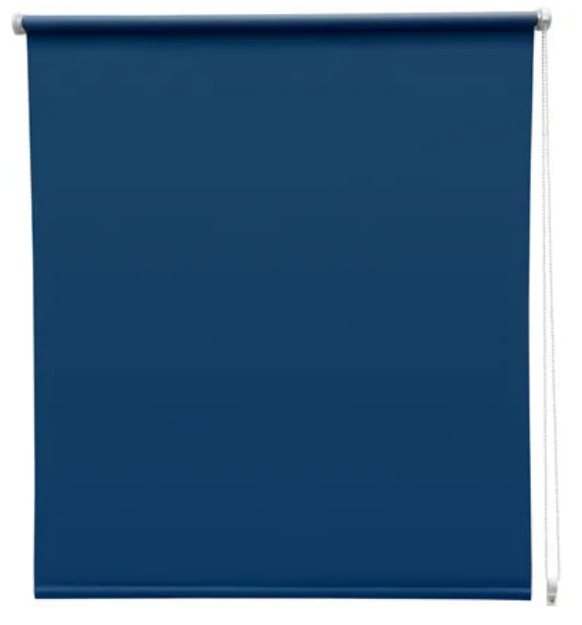Afbeeldingen van Intensions rolgordijn Easyfix verduisterend blauw 65x170cm