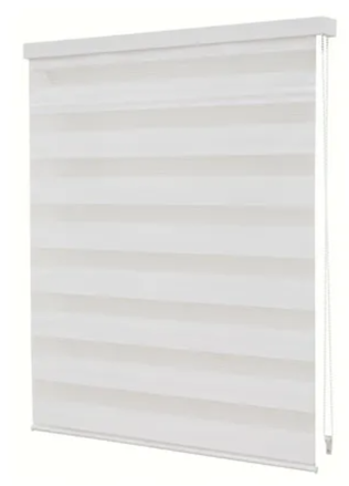 Afbeeldingen van Decomode roljaloezie lichtdoorlatend uni wit 120 x 160cm