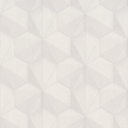 Afbeeldingen van BN Cubiq behang Illusion Large 220370 off white